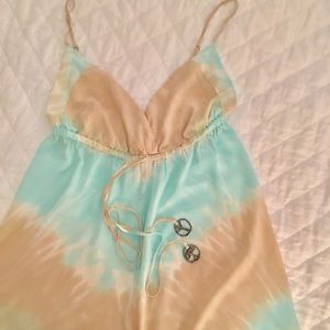 Gypsy 05 - Washed Silk Tie Dye Maxi Dress Size S